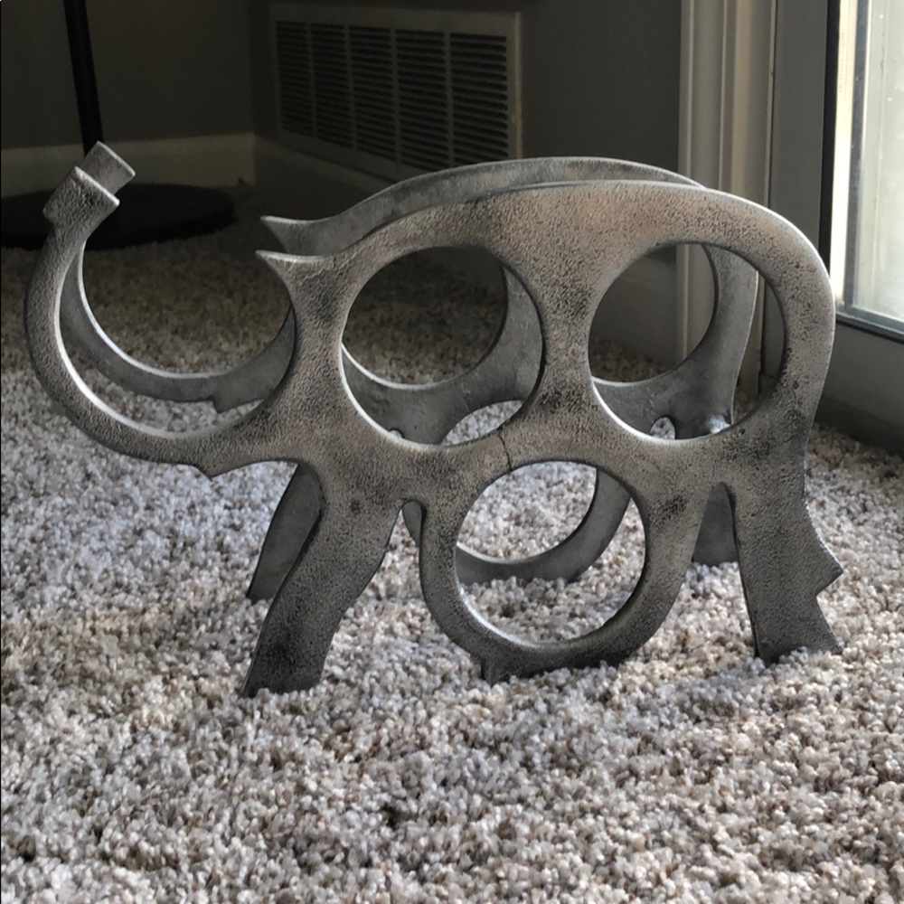 World Market Elephant Wine Rack